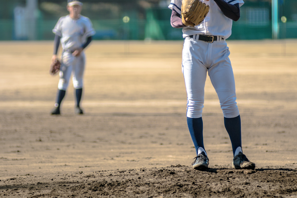 投球練習　肩甲骨の可動域を広げるトレーニング
