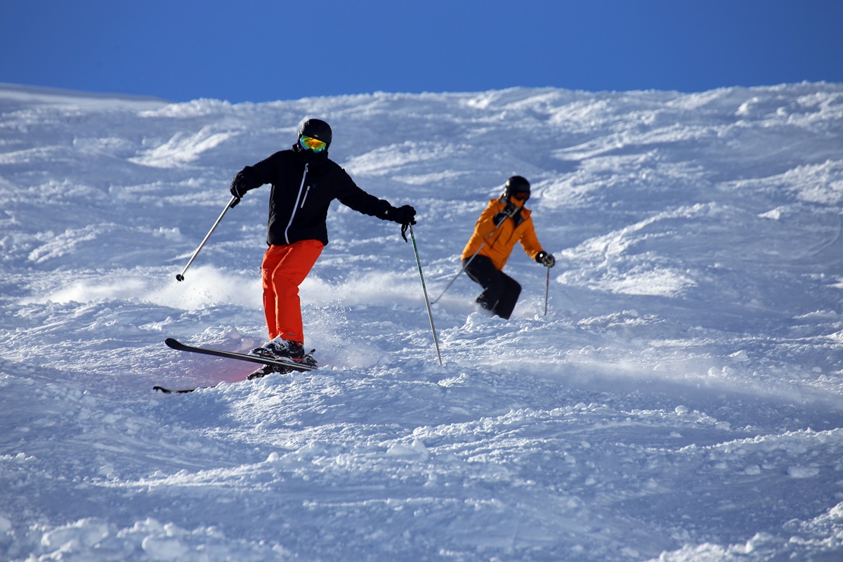 コブ斜面でマスター スキーのターンの本質 胸椎を中心に身体を捻る｜ターン 加圧  