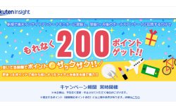 副収入感覚で、楽天ポイントをコツコツ貯めるなら【楽天インサイト（Rakuten Insight）】