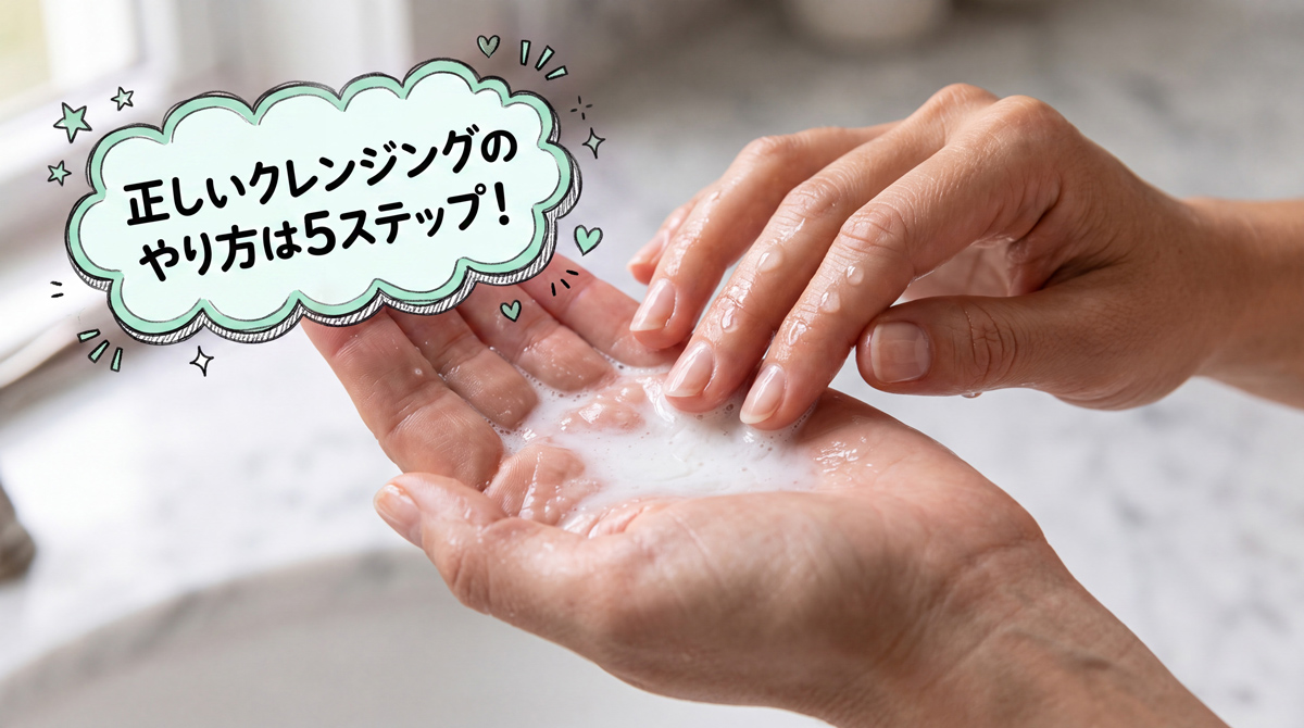 クレンジングの正しいやり方｜順番・乳化・頻度とこすらないコツを完全ガイド