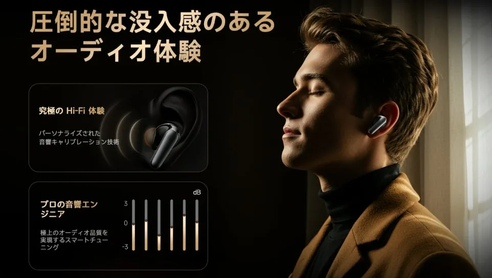 圧倒的な没入感のオーディオ体験