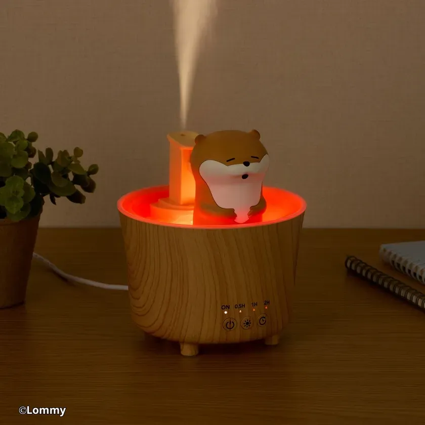 ライトを点灯させながら加湿するモード