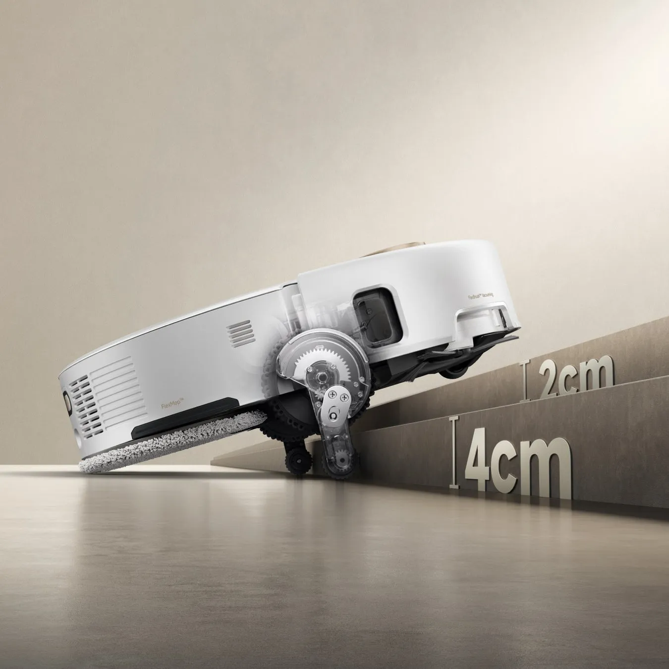 FlexMop, 2cm, 4cm, FlexBrush Vacuuming