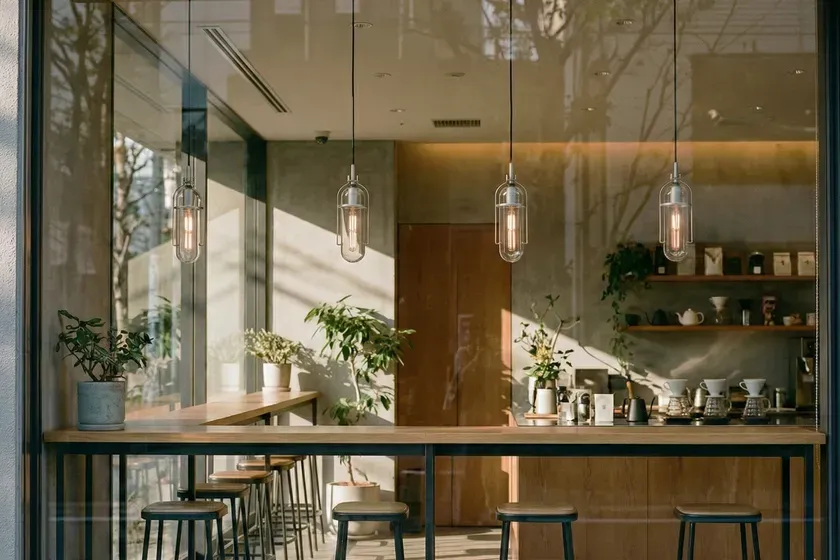 洗練されたカフェにもマッチ