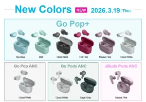 耳元を彩る新時代！JLabワイヤレスイヤホンから平成レトロな「Clear Black」他、個性輝く新色10種が登場
