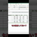 【 Excel】初心者がやりがちな超NG行為1位 #excel #エクセル #エクセル初心者 #エクセル学習