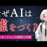 【AI必須の教養】ハルシネーションの原因と対策3選を解説