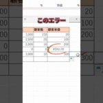 【Excel】誰もが悩むこのエラー、一瞬で解決。 #excel #エクセル初心者 #エクセル時短 #エクセル学習 #エクセル