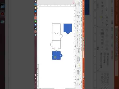 超早送り　パズル風デザイン　パワーポイントデザイン　パワーポイントおしゃれ　#shorts